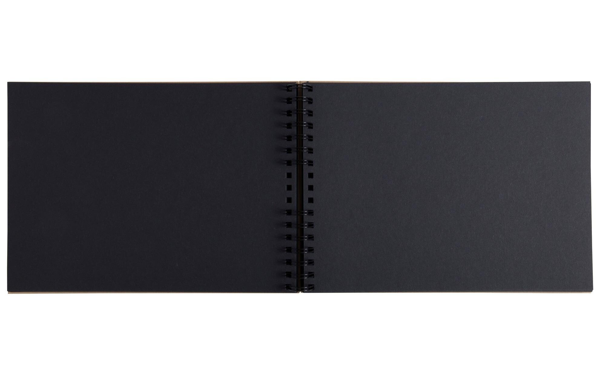 Kreativalbum Scrap-Addict Kraft SetSpiralalbum-Set aus 48 Teilen