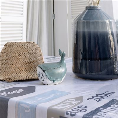 Toile cirée motif plage
