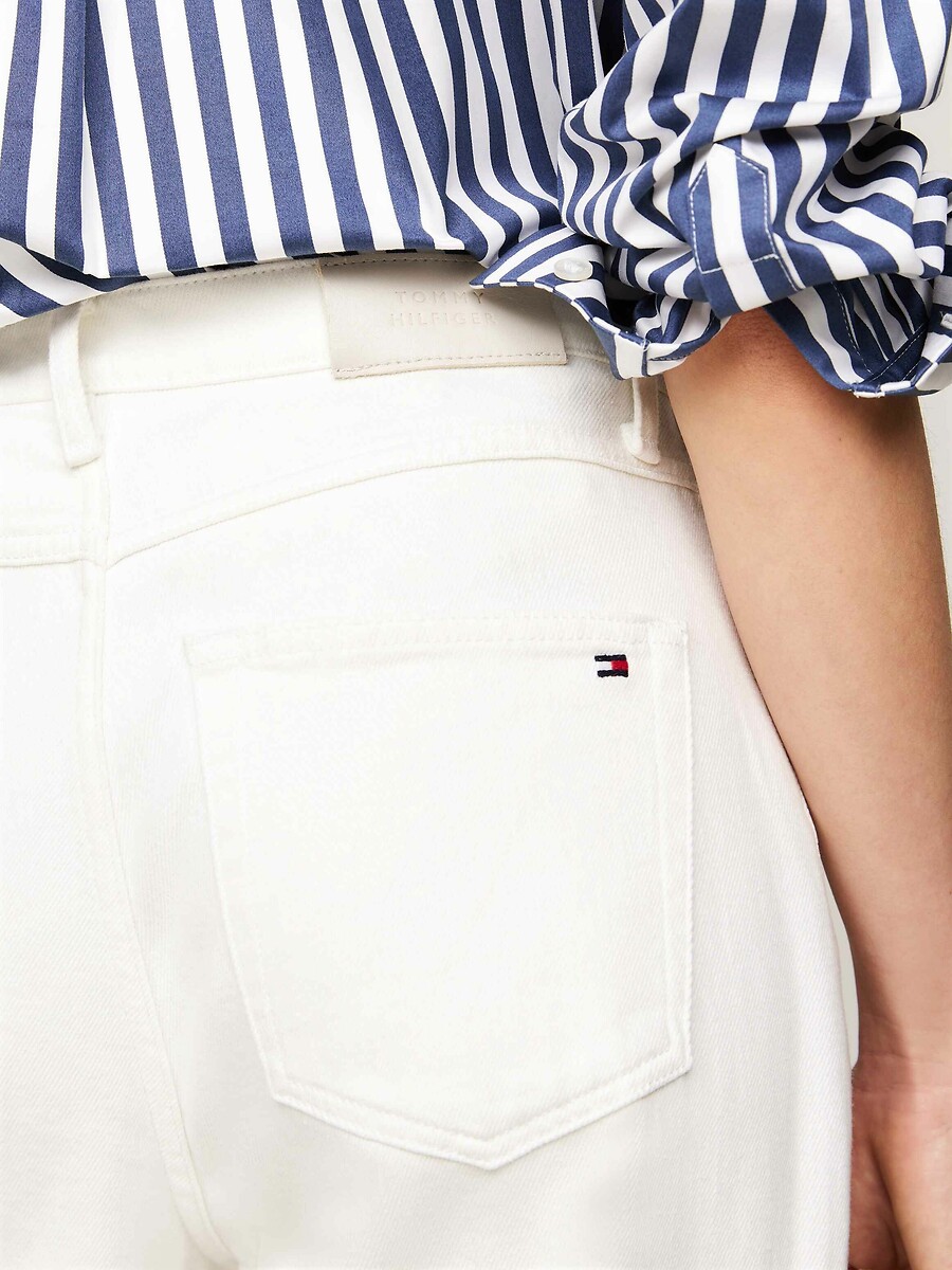 TOMMY HILFIGER<br>Calça jeans reta de cintura alta