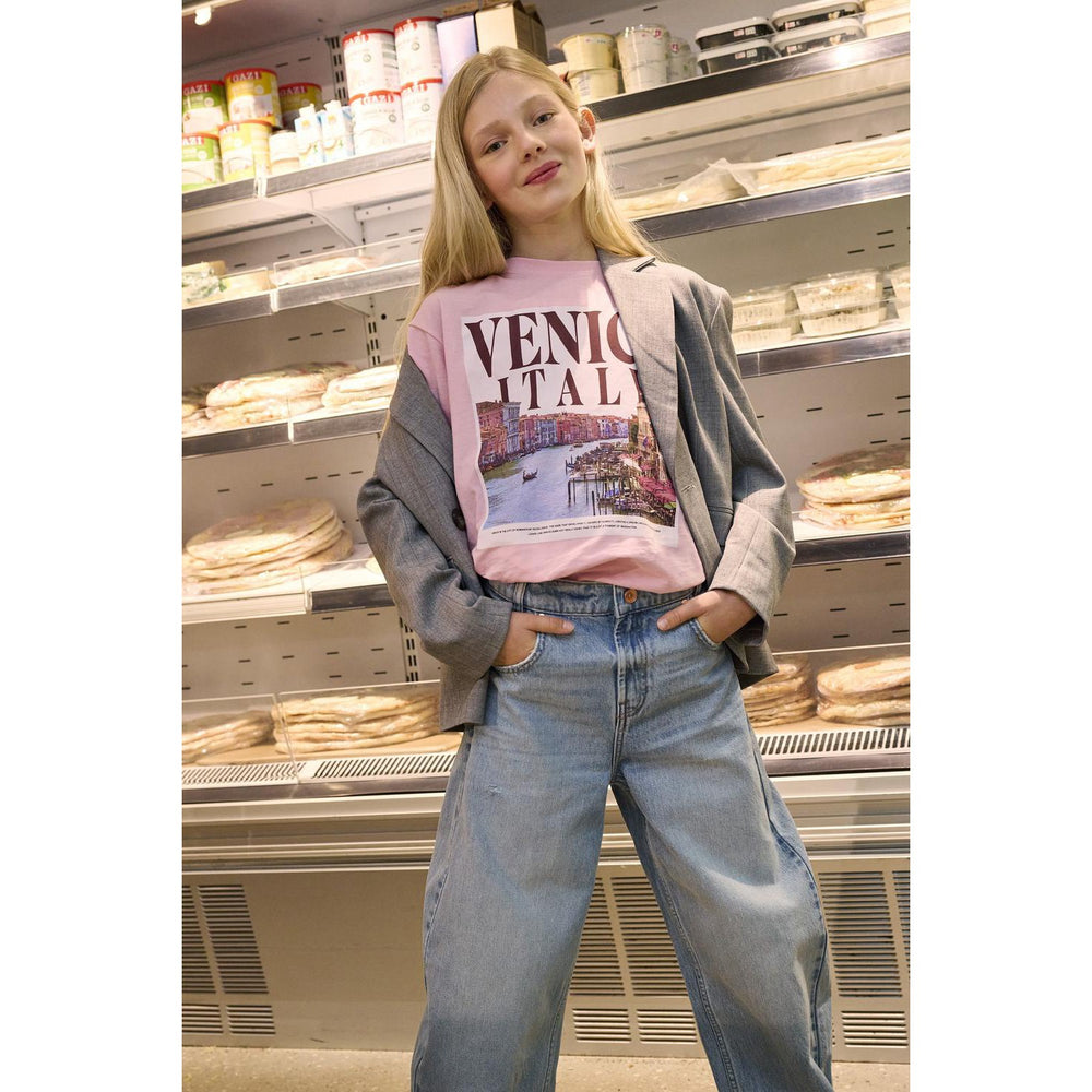 Køb kids ONLY Romance Rose Venice Kogirina Life S/S Loose Printed Top Jrs