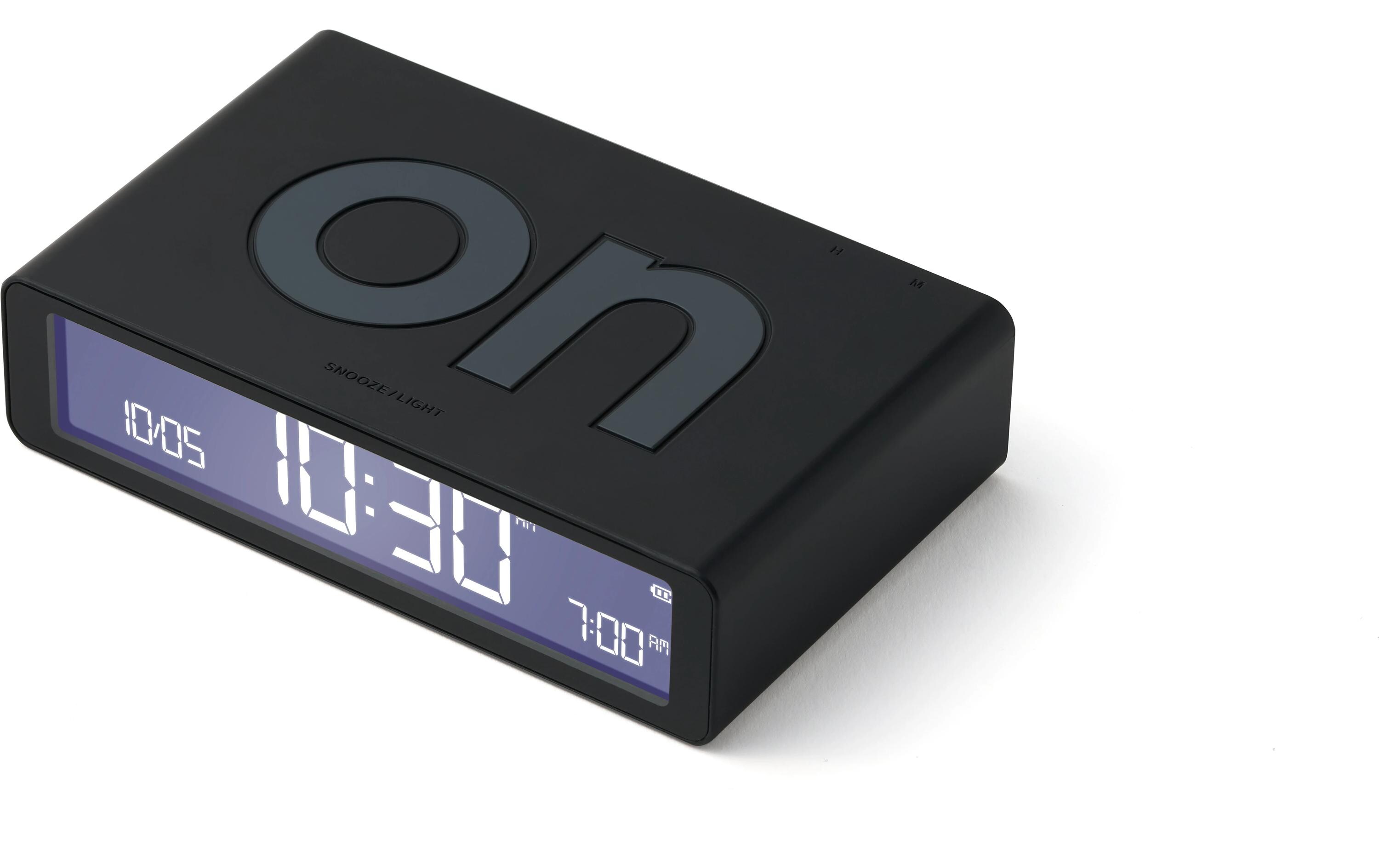 Digitalwecker Flip Classic SchwarzLCD-Wecker