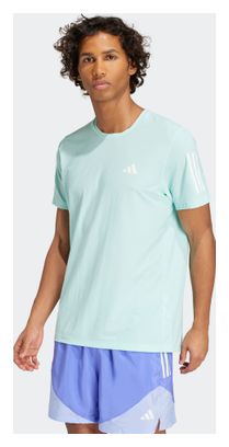 Maillot manches courtes adidas Own The Run Bleu Homme