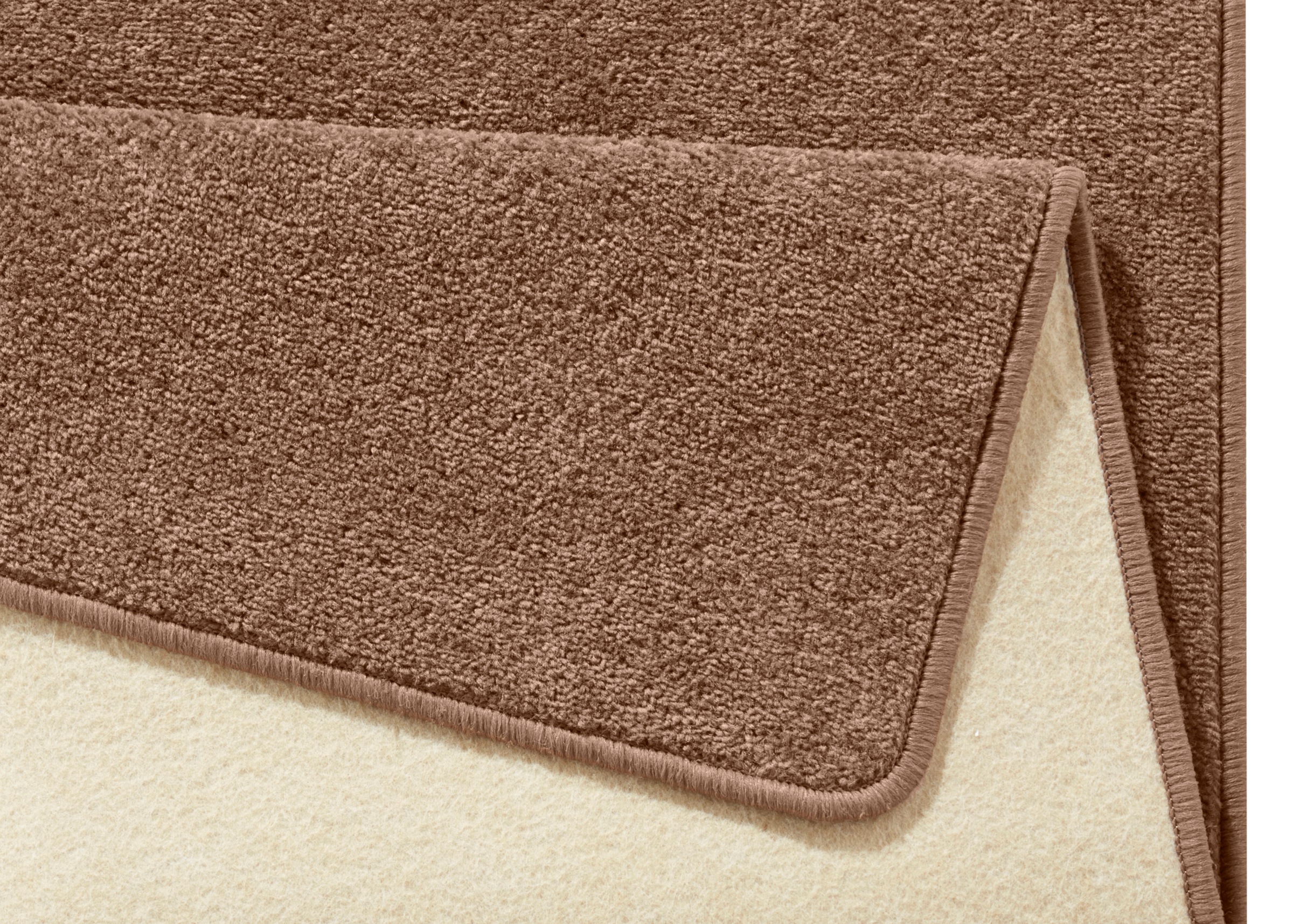 HANSE Home Teppich »Fancy« rechteckig 7 mm Höhe Kurzflor, Läufer, uni, gekettelt, Wohnzimmer, Schlafzimmer, Esszimmer