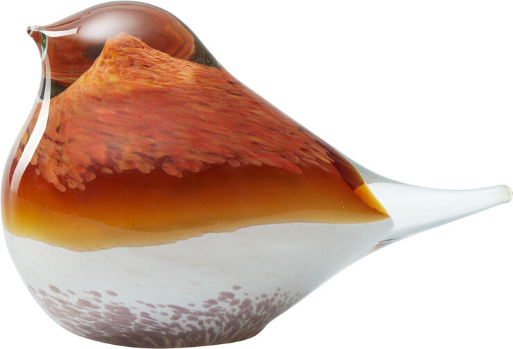 OCTAEVO GLASS BIRD ATLAS ORANGE/PINK Orange