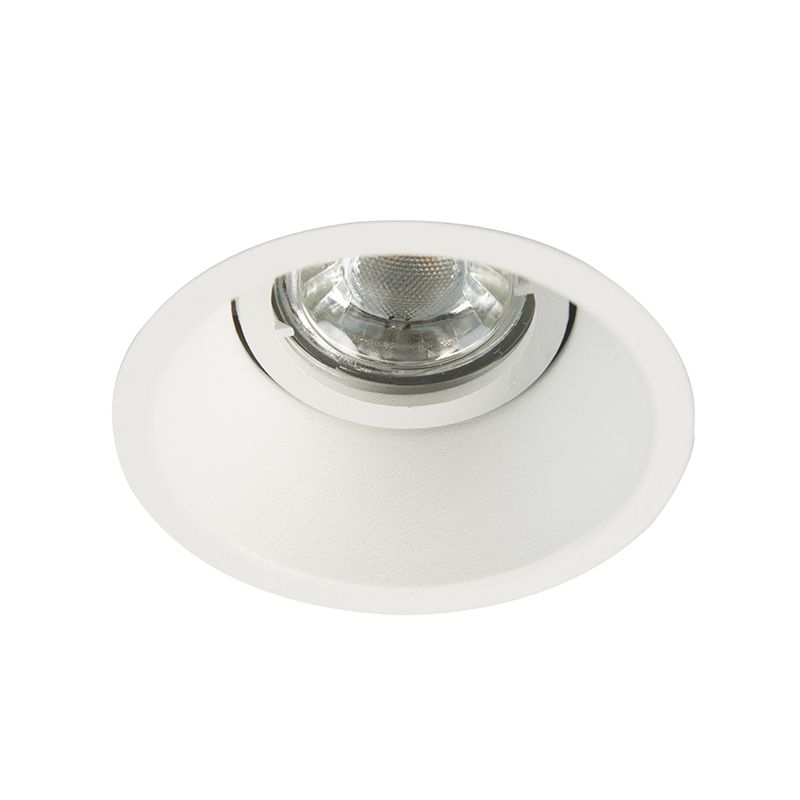 Set van 6 Inbouwspot wit draai- en kantelbaar - Alloy