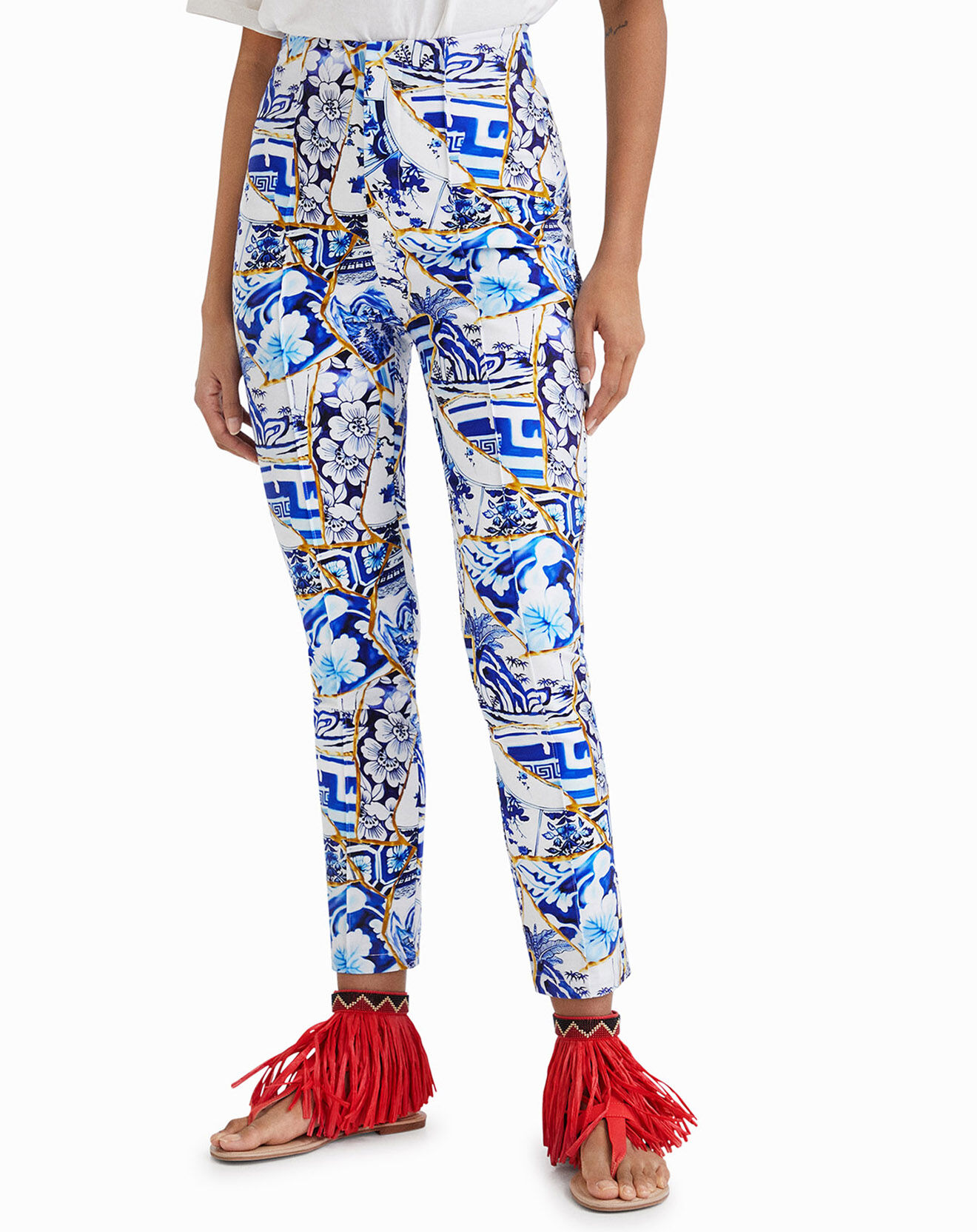 Desigual Pantalon Serena bleu