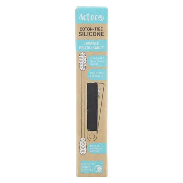 Act'Éco Cotton Stem Silicone Preto