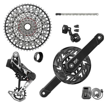 Groupe Sram XX T-Type Eagle AXS Bosch ISIS 36 Dents 12V Guards Noir (Sans Boitier)