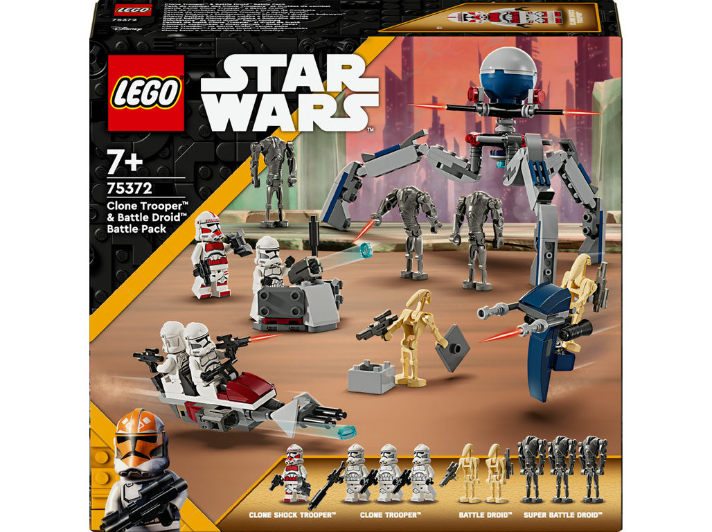 PACOTE DE COMBATE CLONE TROOPERT E BATTLE DROIDT LEGO STAR WARS