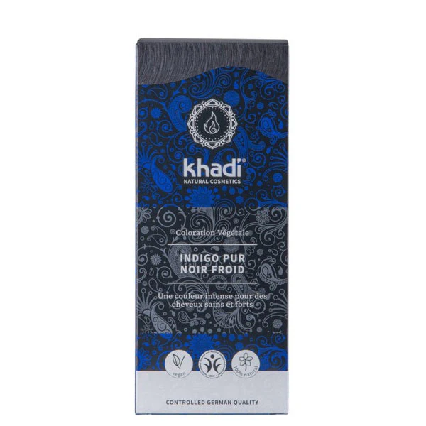 Khadi Coloration Végétale - Indigo Pur Noir froid 100g