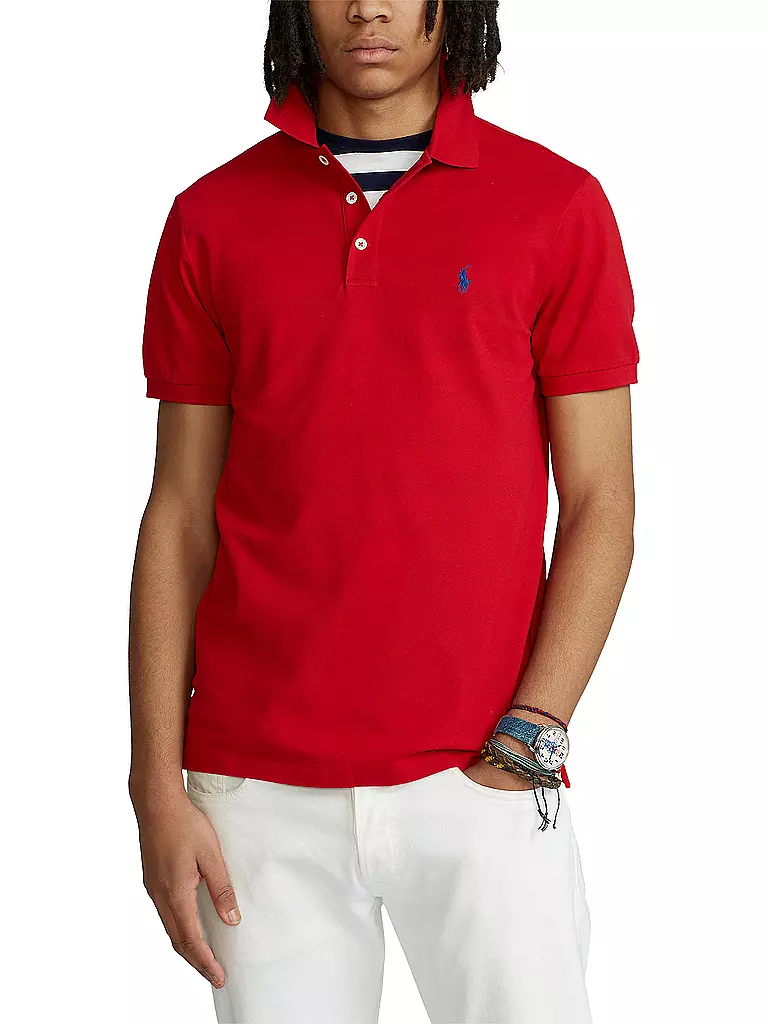 POLO RALPH LAUREN Poloshirt Slim Fit rot