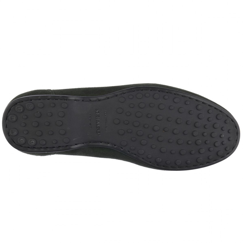 BYRON SUEDE Green Dark Depths MOCASSIN-Mocassin pour homme en cuir suede