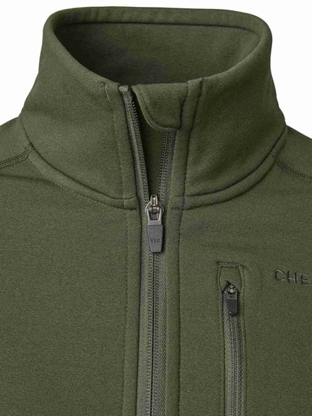 Chevalier Tay Technostretch Jacket Dame Dark Green<br>Lett og fleksibel fleecejakke til Dame-Dark-Green