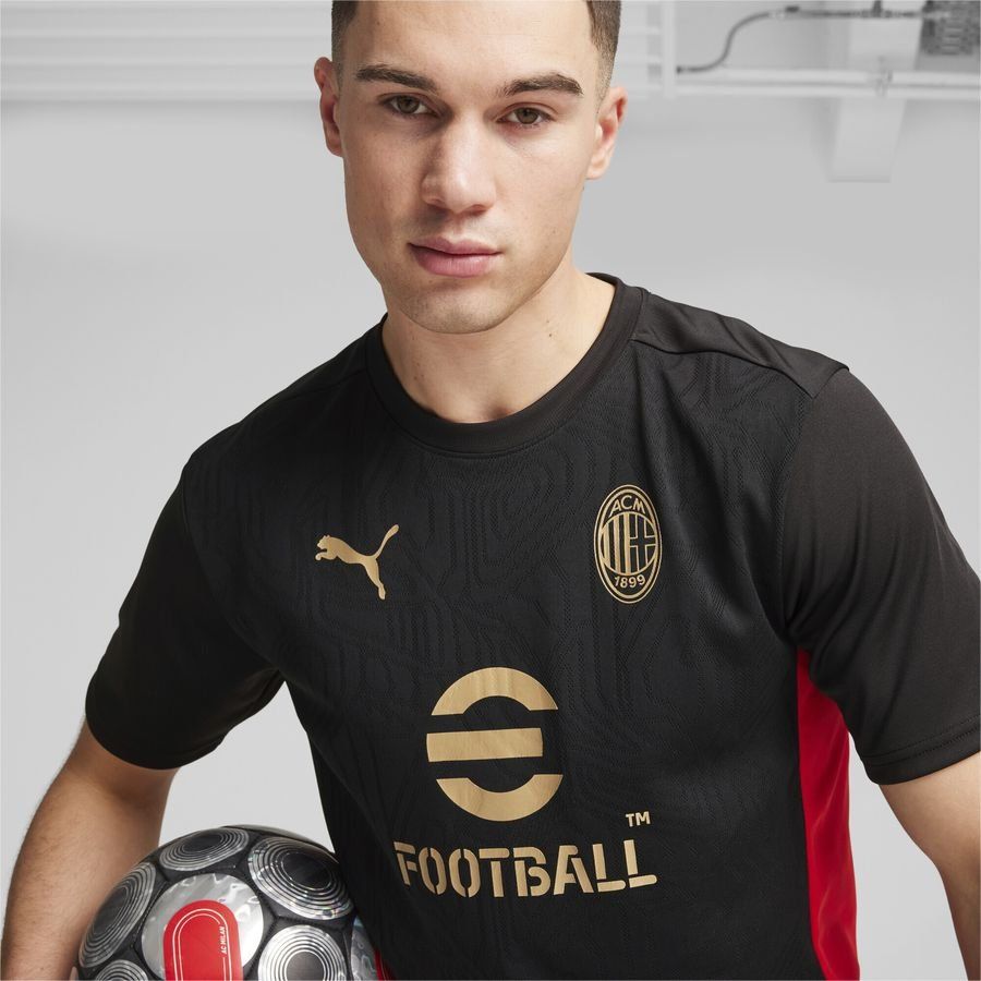 Milan AC T-shirt d'Entraînement - Noir/For All Time Red