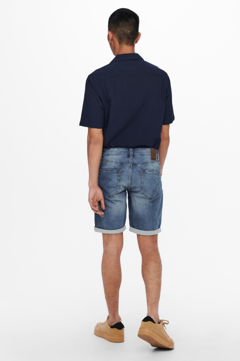 Only & Sons blauwe heren korte broek