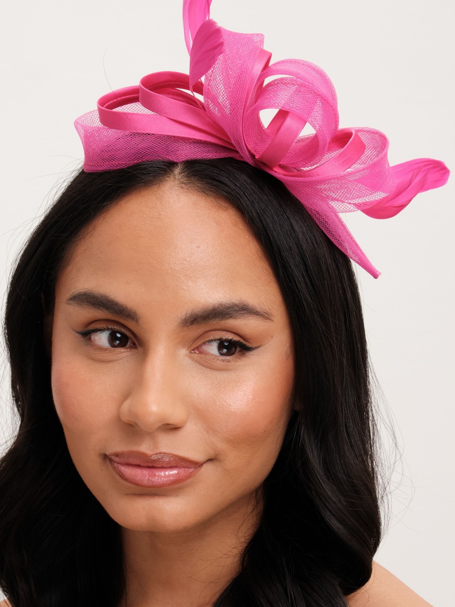 Jon Richard Fushia Medium Fascinator