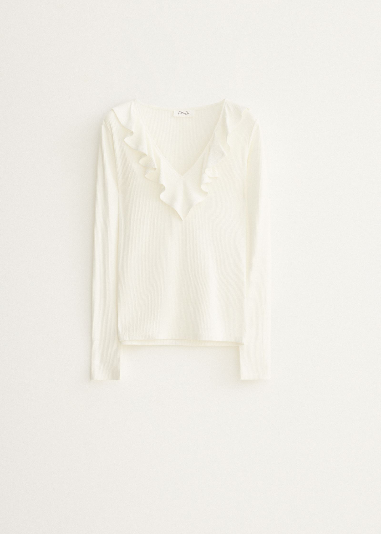 Longsleeve met ruches