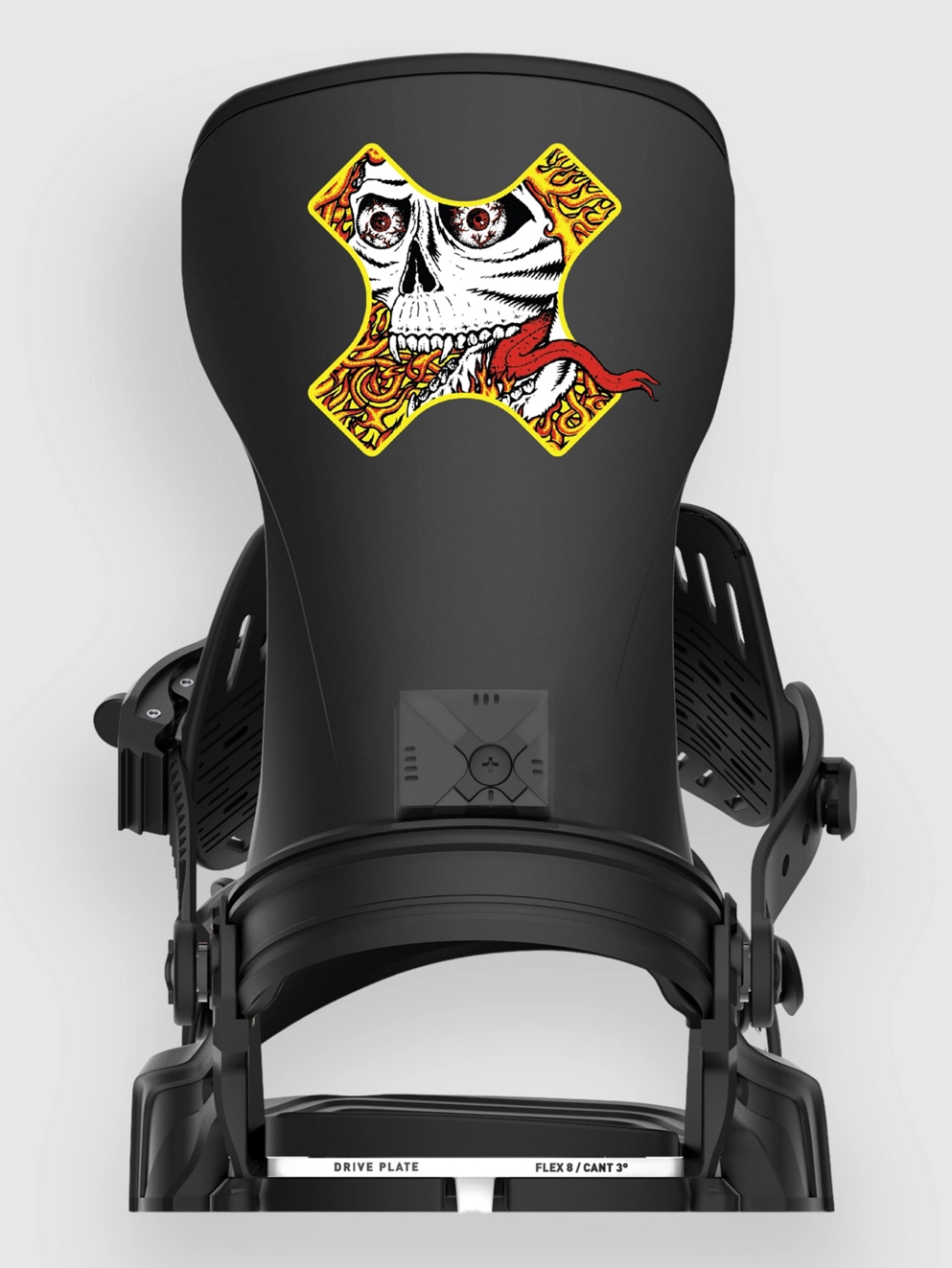Bent Metal Transfer 2025 Snowboard Bindings black/yellow