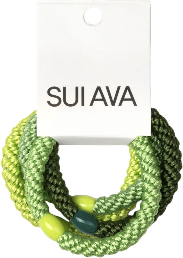 Sui Ava 4-pack Basic Essentials Elastics New greens