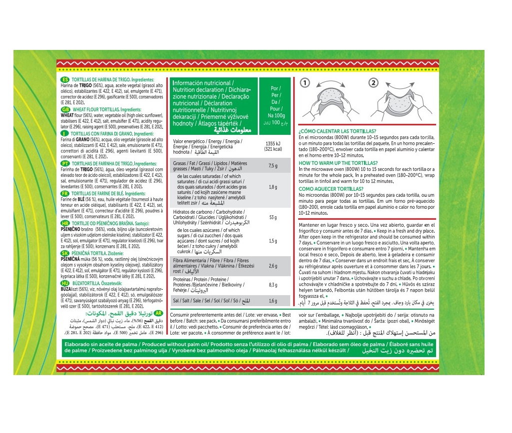 TORTILHA MEXIFOODS FAJITAS DE TRIGO 320G