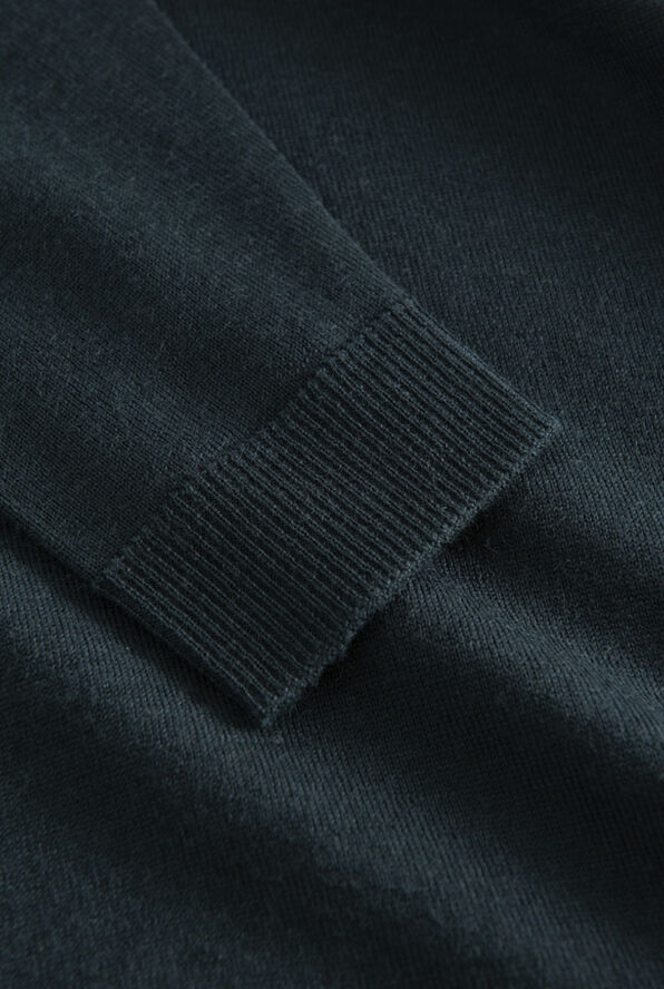 Wood Wood Beckett classic merino jumper Emerald green