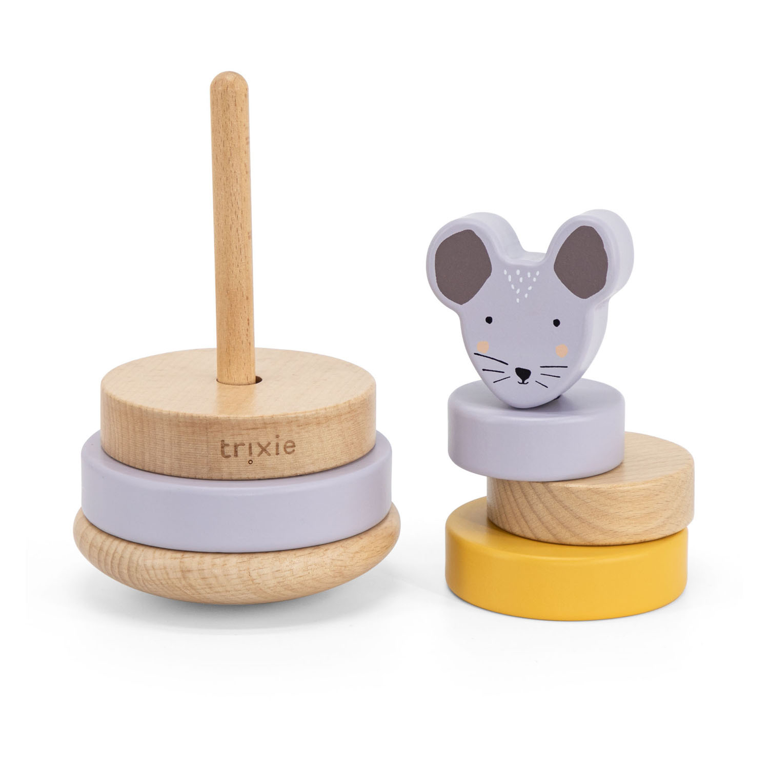 Trixie Houten Stapeltoren- Mrs. Mouse