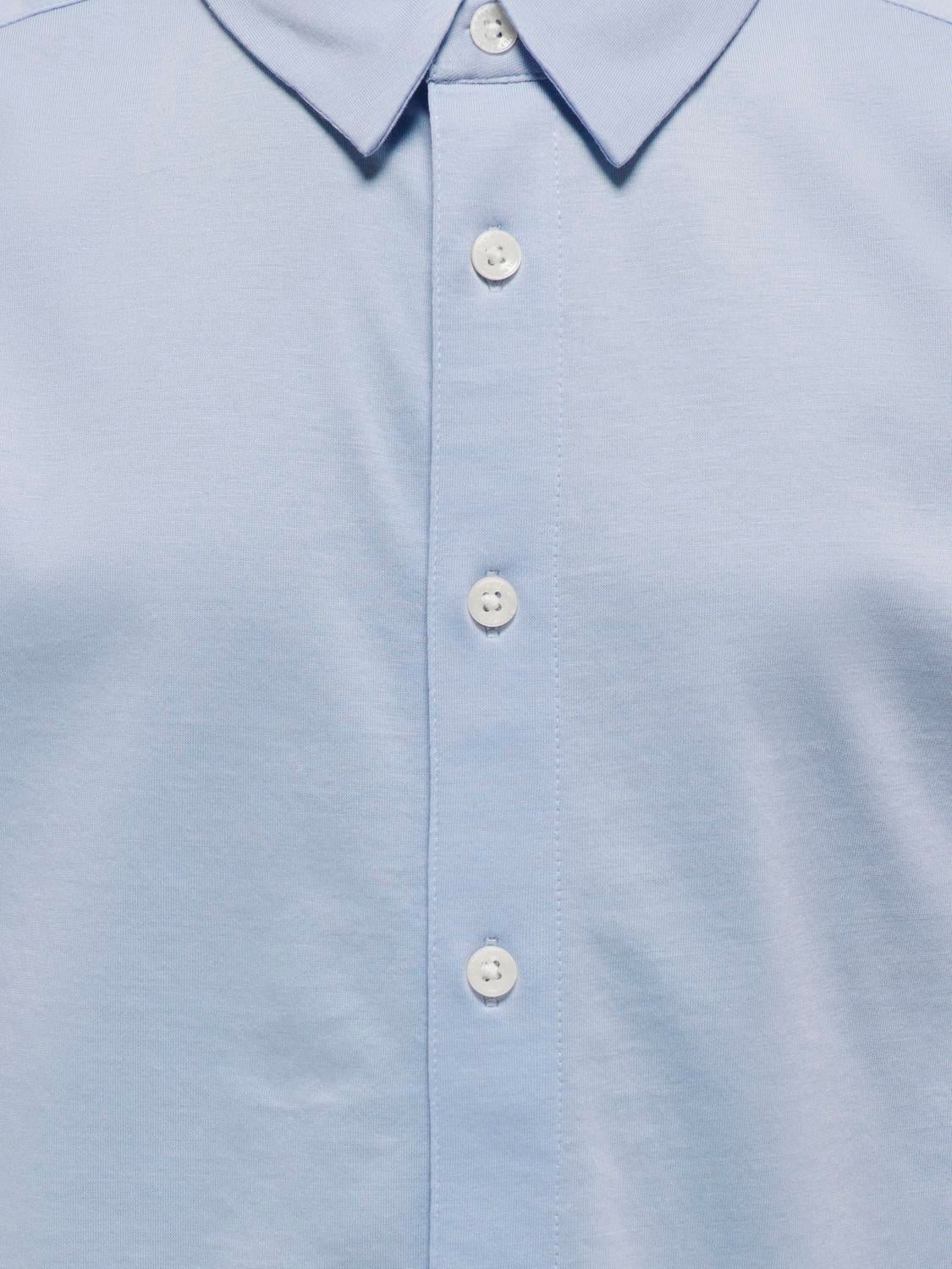 KOBMILES Hemd Cashmere Blue