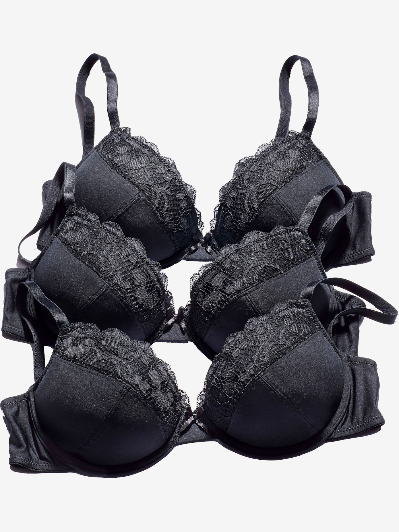 Joli soutien-gorge push-up avec dentelle jacquard douce