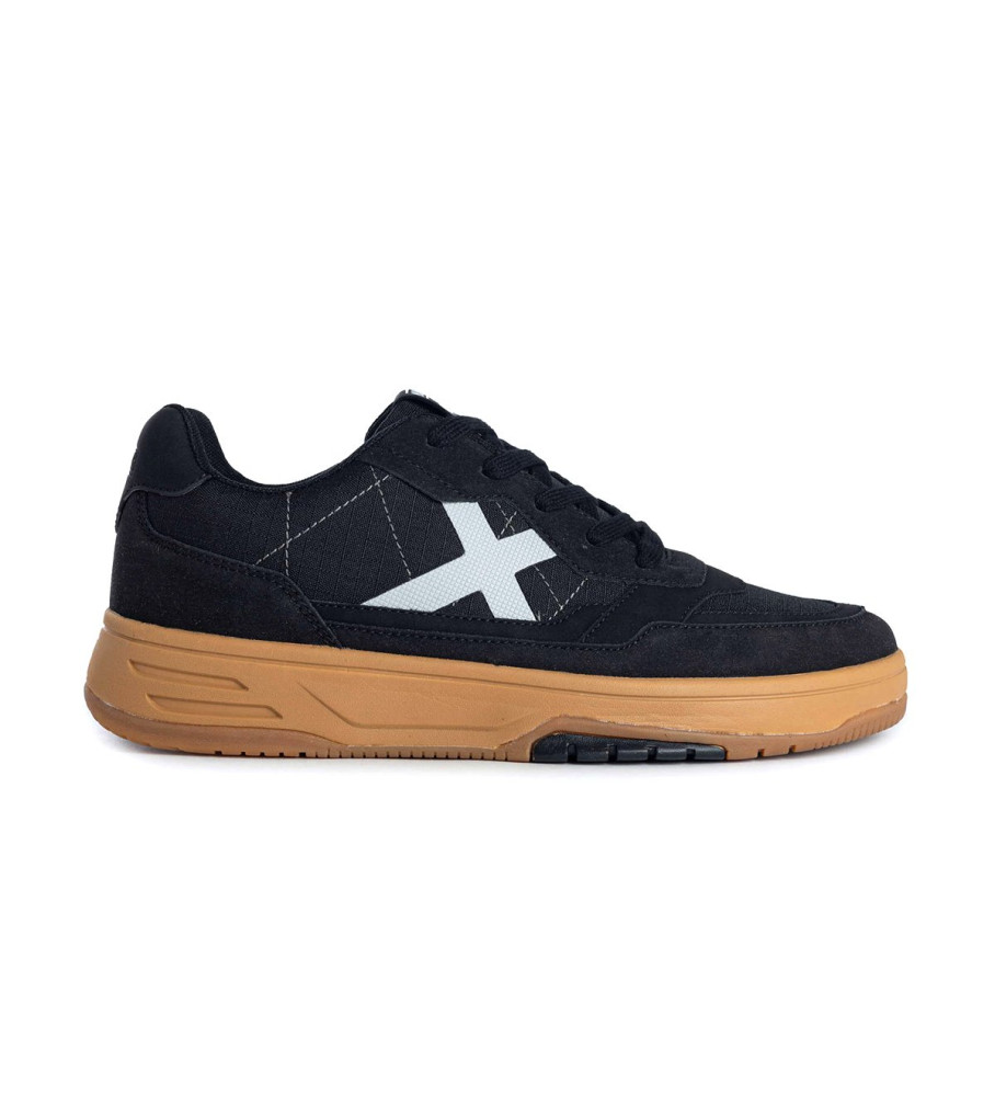 Tênis Munich Flip 09 de couro preto