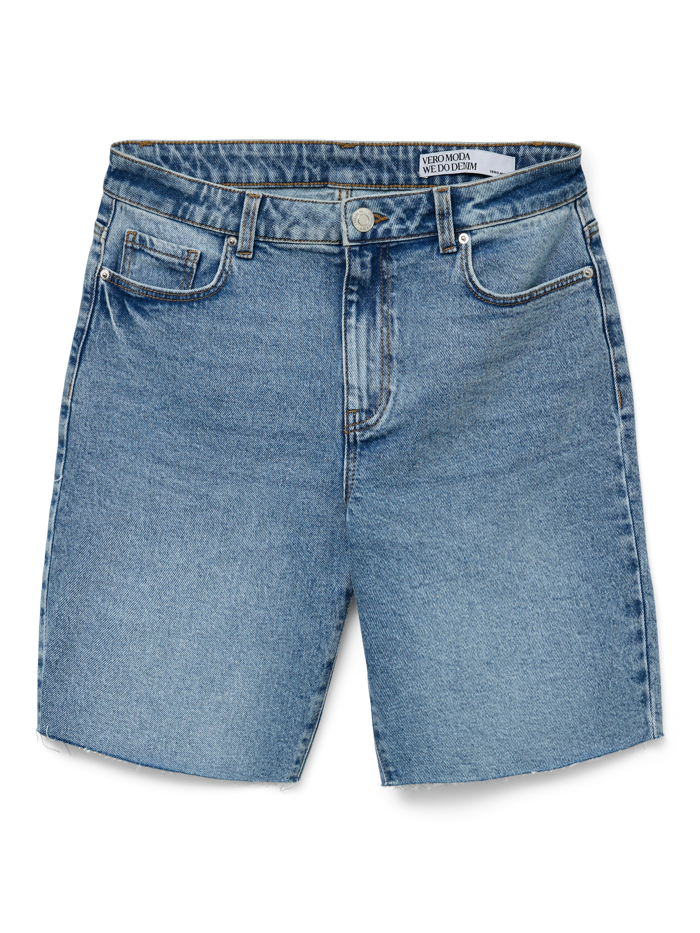 Vero Moda Jeansshorts »VMCLEO HR LONG DNM SHORTS MIX NOOS«