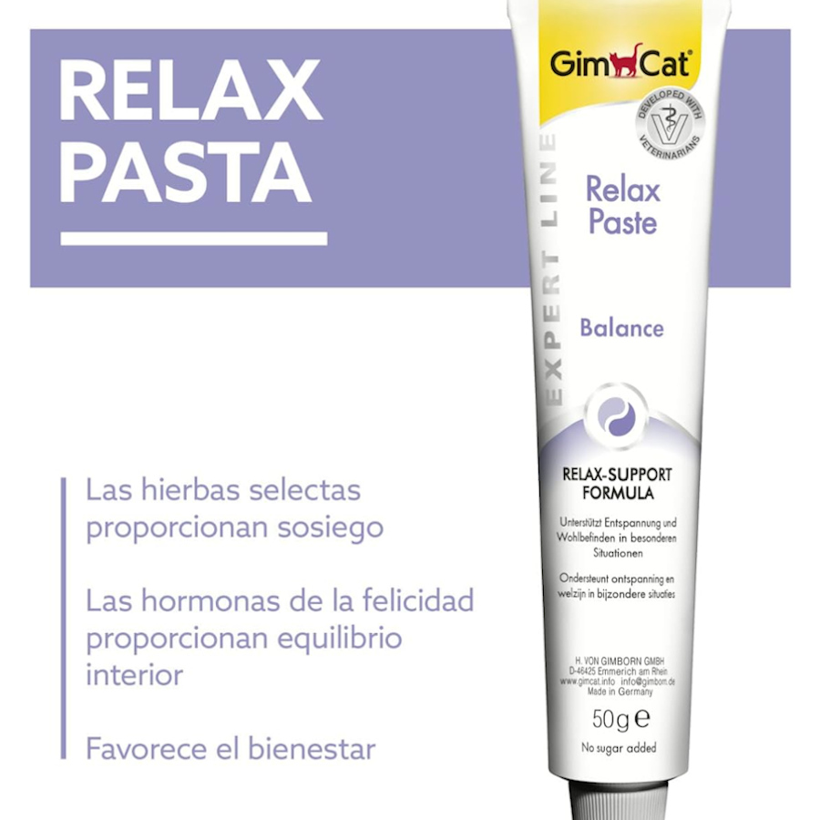 GimCat Relax Pasta Tranquilizante para gatos