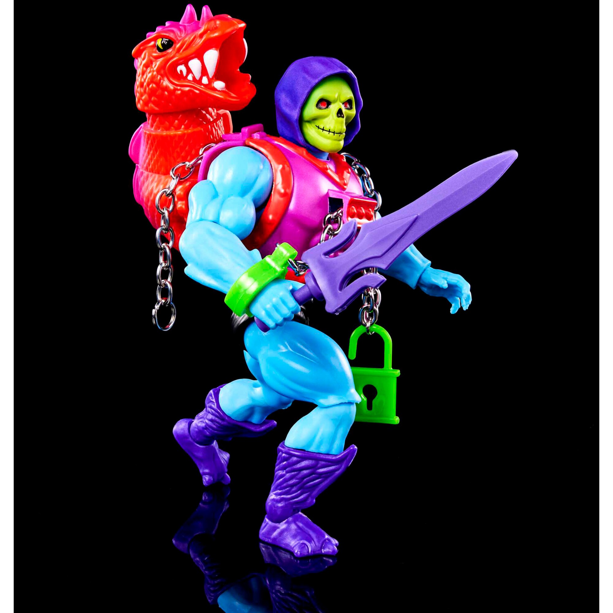 Mattel Spielfigur Masters of the Universe Origins Actionfigur Deluxe Dragon Blaster Skeletor