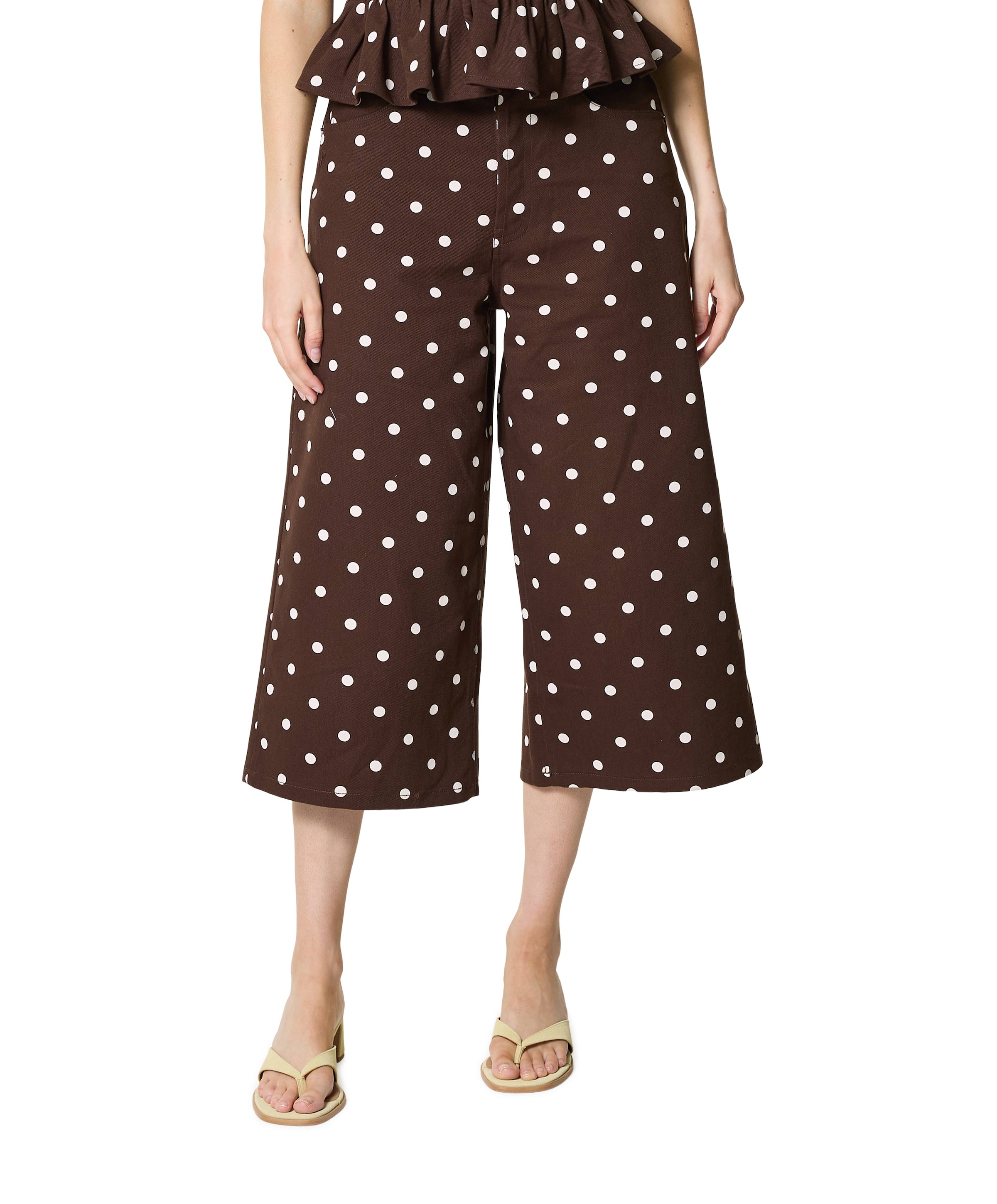 Boii ROSALIE PRINT dames jeans bruin