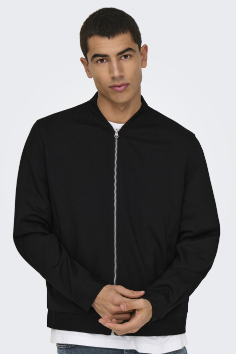 Only & Sons zwarte heren jas