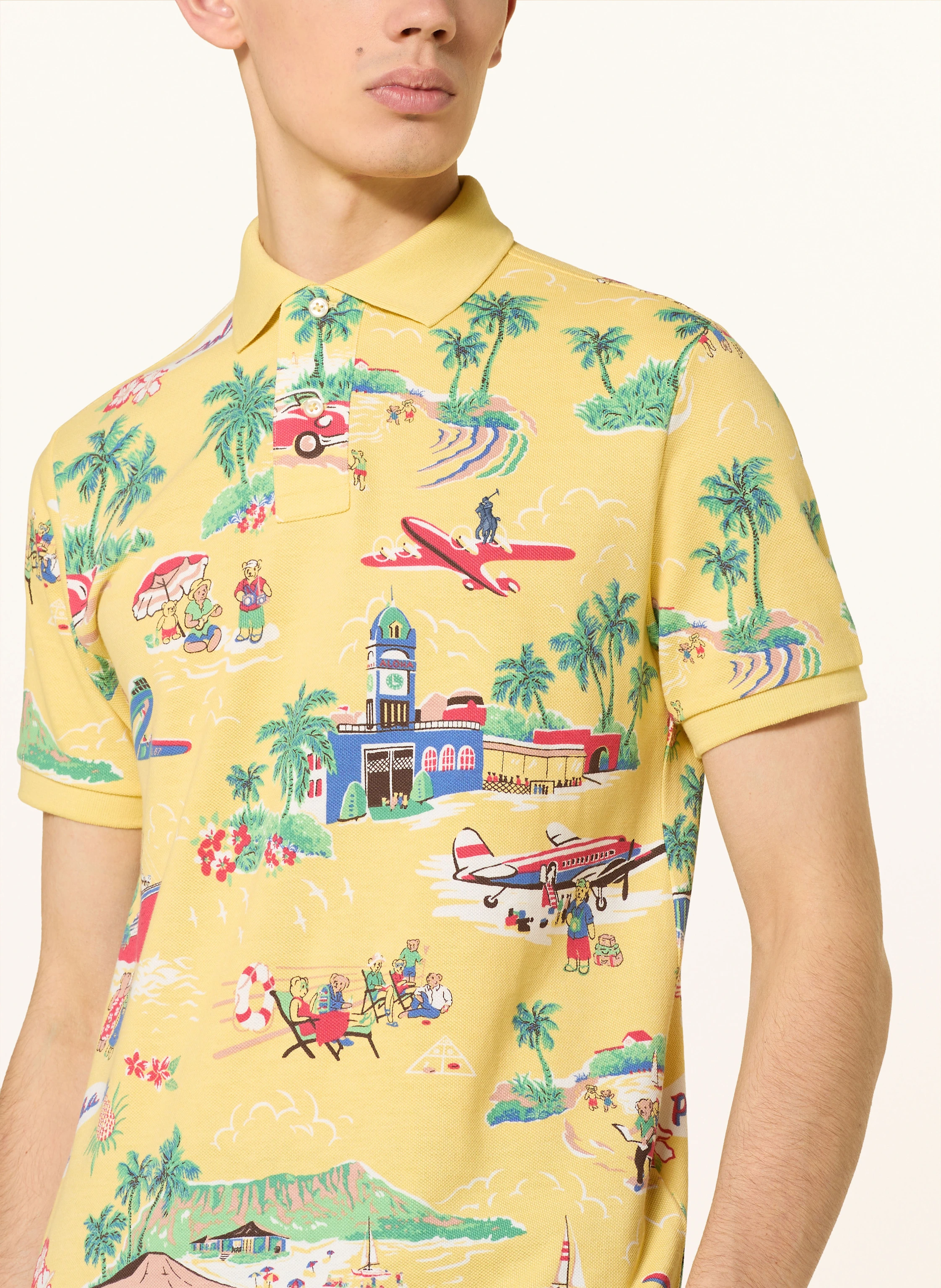 POLO RALPH LAUREN Piqué-Poloshirt Custom Slim Fit