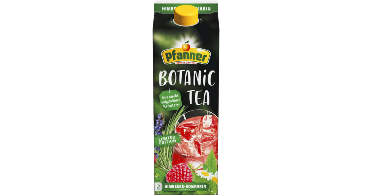 Pfanner Botanic Tea Himbeer-Rosmarin 2,0 Liter (Einweg)