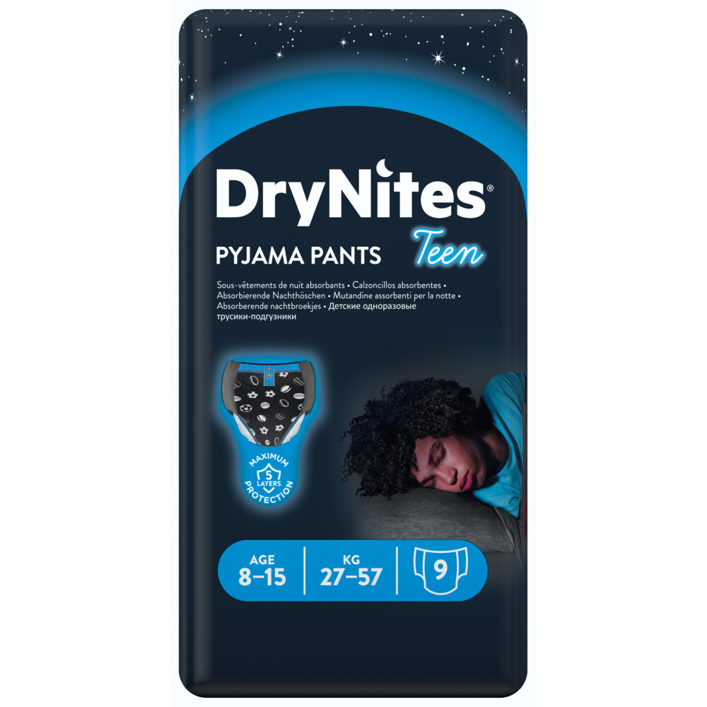 3x DryNites Absorberende Luierbroekjes Boy 8-15 jaar9 stuks
