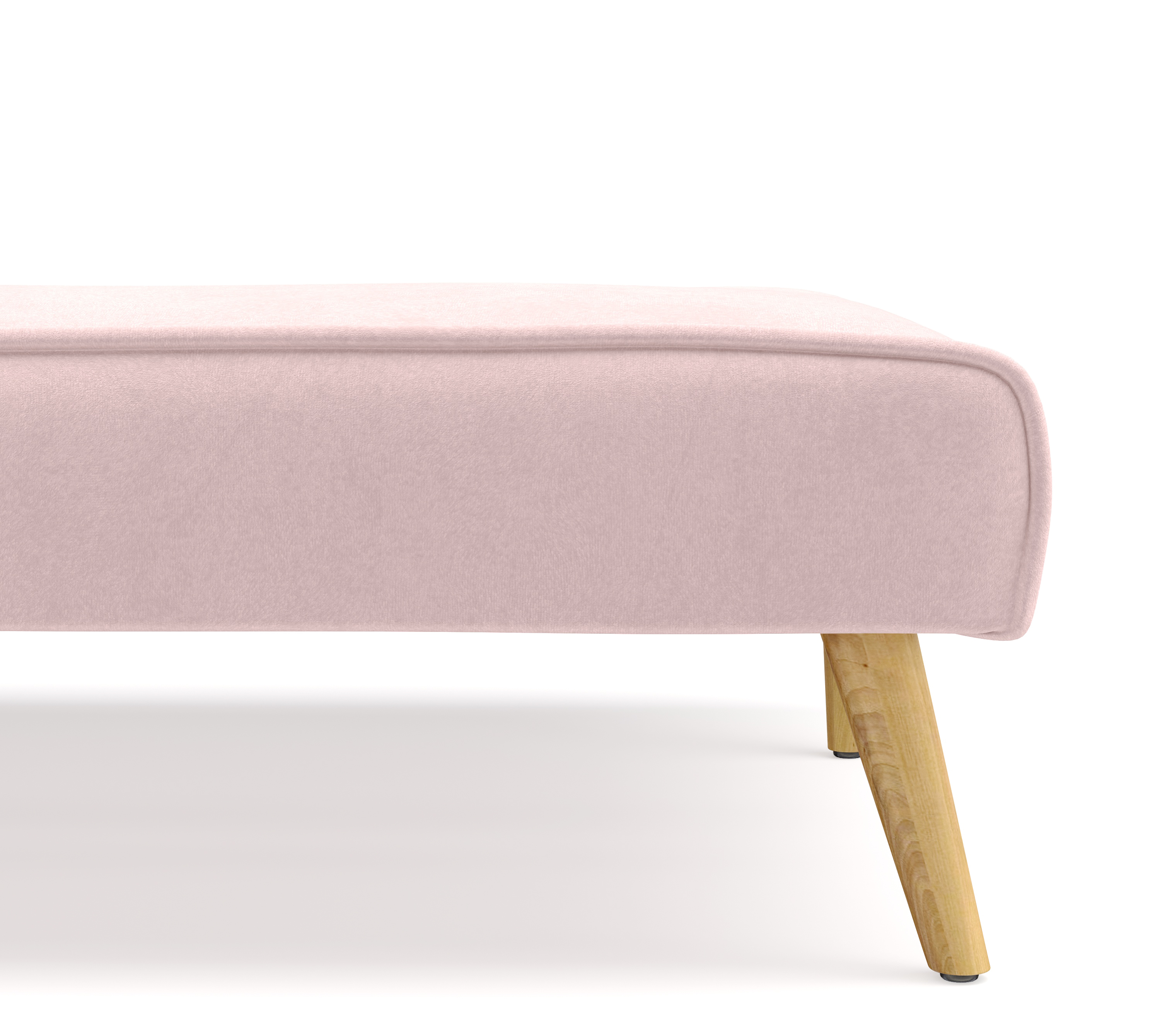 Schlafsofa Samt LEA rosa