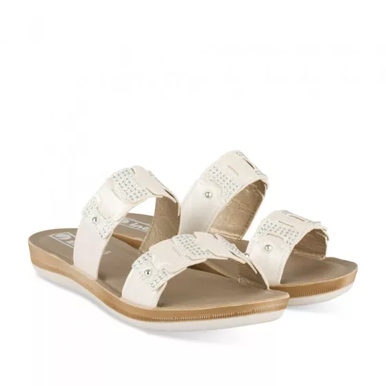 Mules BLANC INBLU