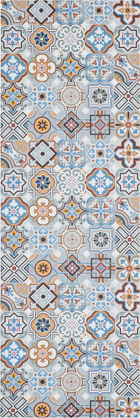 Küchenteppich Marrakesch Blau/Grau 70 x 200 cm