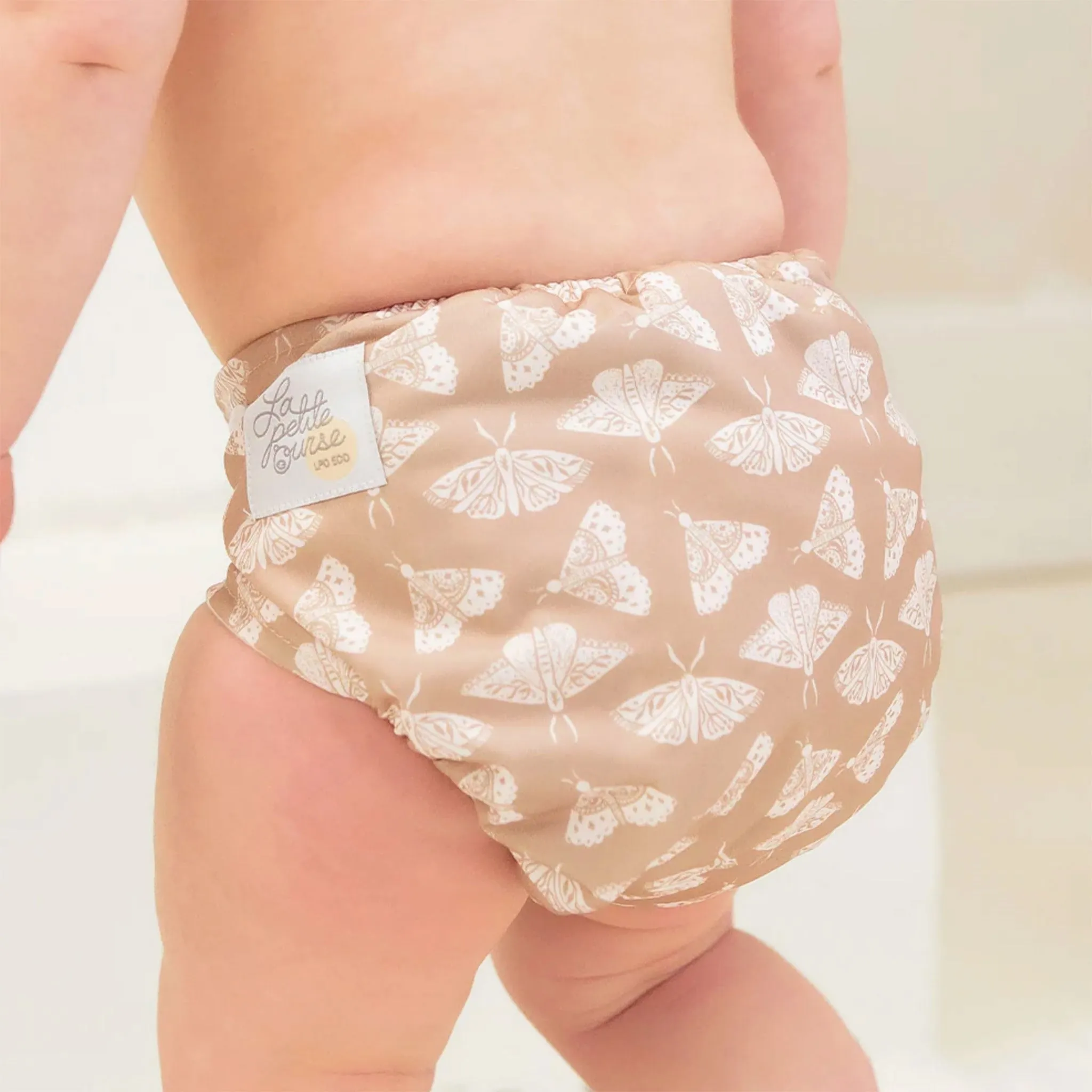 La Petite Ourse Couche Lavable 10-35lb - Papillons