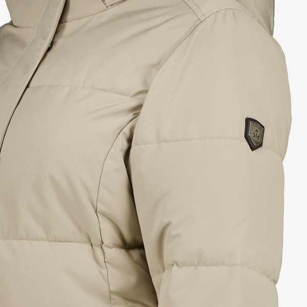 Kjelvik gewatteerde dames outdoor jas beige