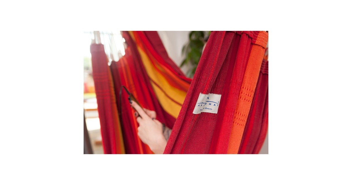 AmazonasBrasil Gigante hangstoel  (Rood/geel)