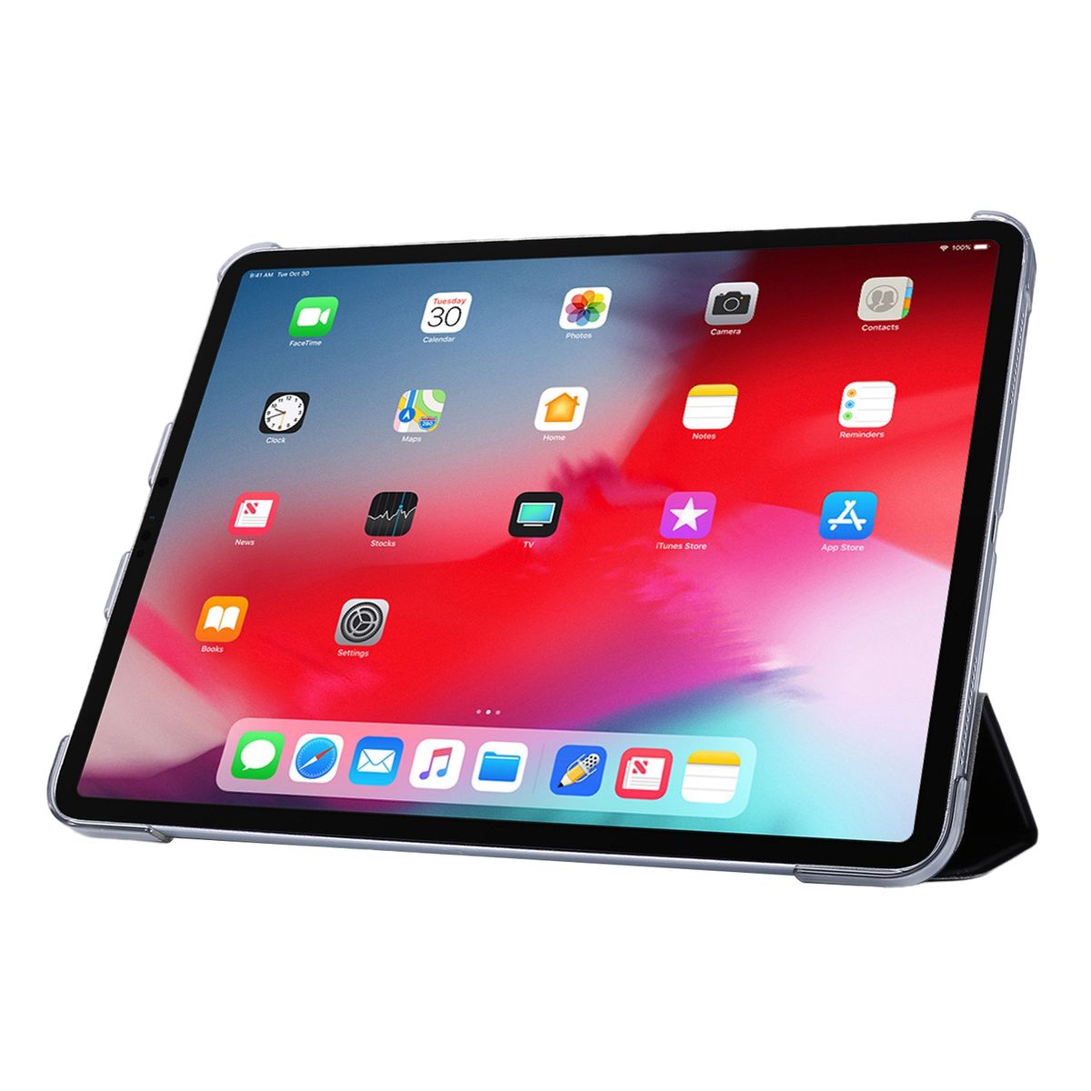 Schutz Tablet Hülle für Apple iPad Pro 12.9 (2021) Case Cover Tasche 360 Schwarz