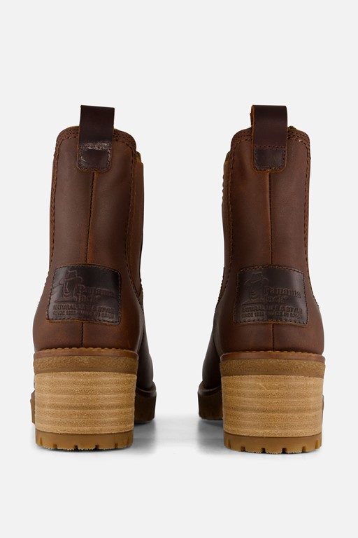 Panama Jack Pia B19 Enkellaarsjes bruin Leer