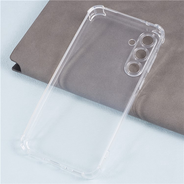 Samsung Galaxy A56 Gummi Hülle Air Cushion Fallschutz   Kameraschutz - Transparent