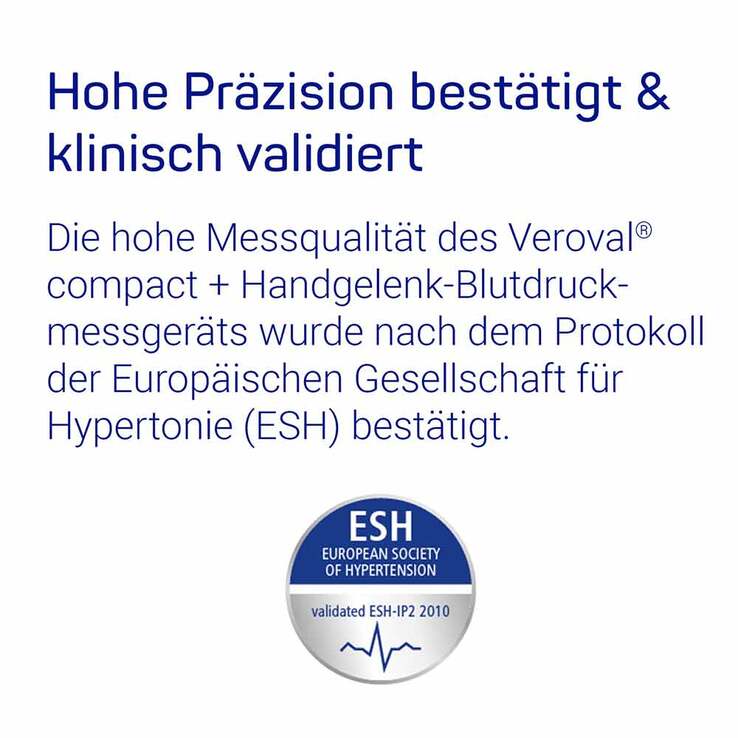 Veroval® compact + Handgelenk-Blutdruckmessgerät, 1 St