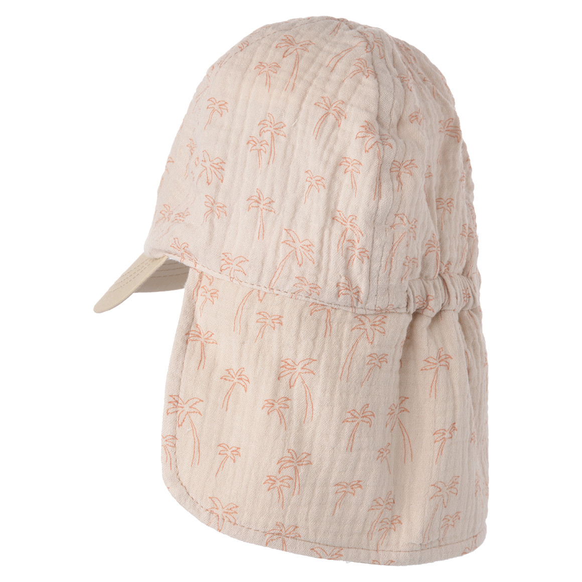 Topomini Pure Collection Baby Nackenkappe aus Musselin beige