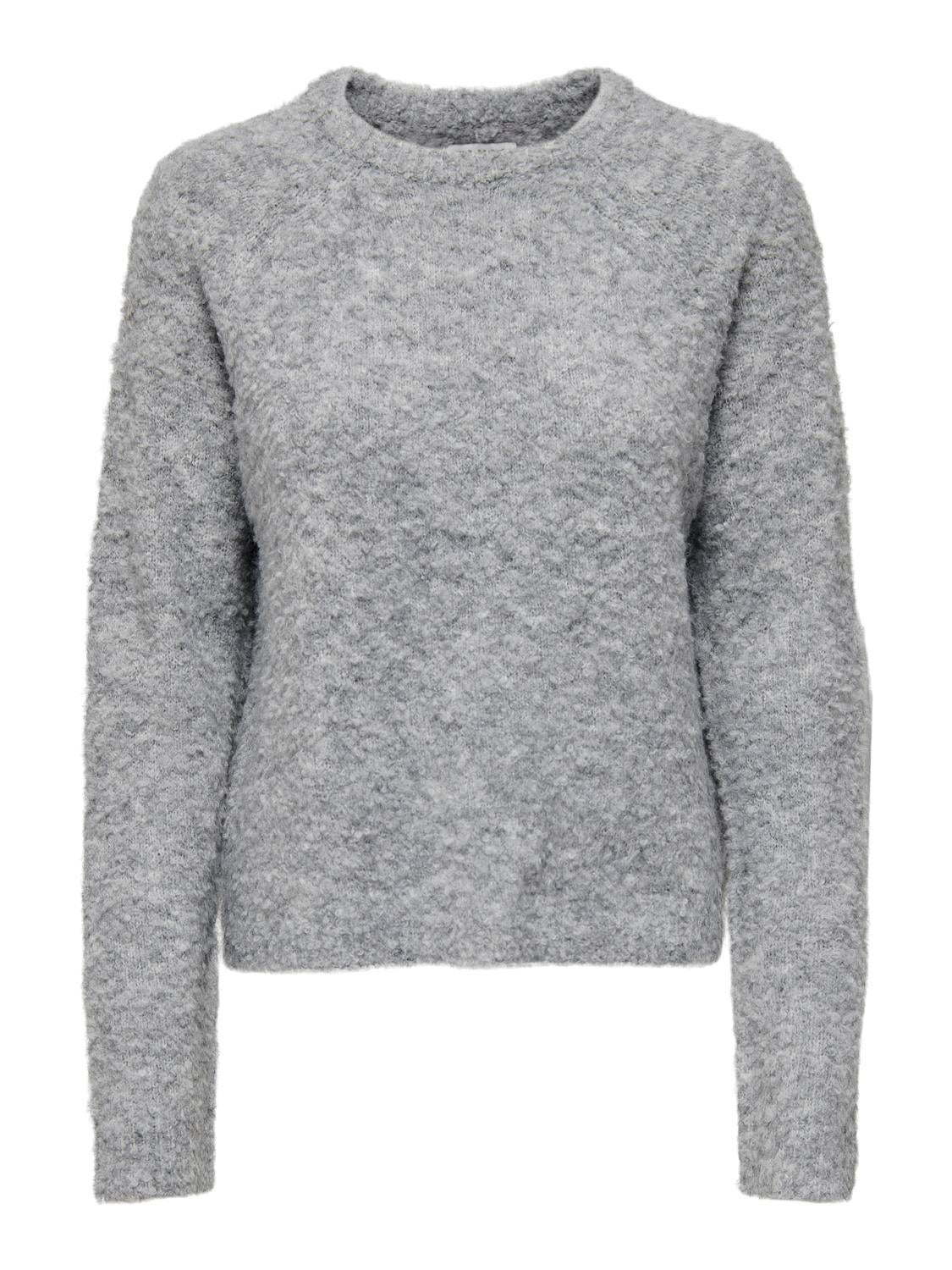ONLCIROLA Strickpullover Light Grey Melange
