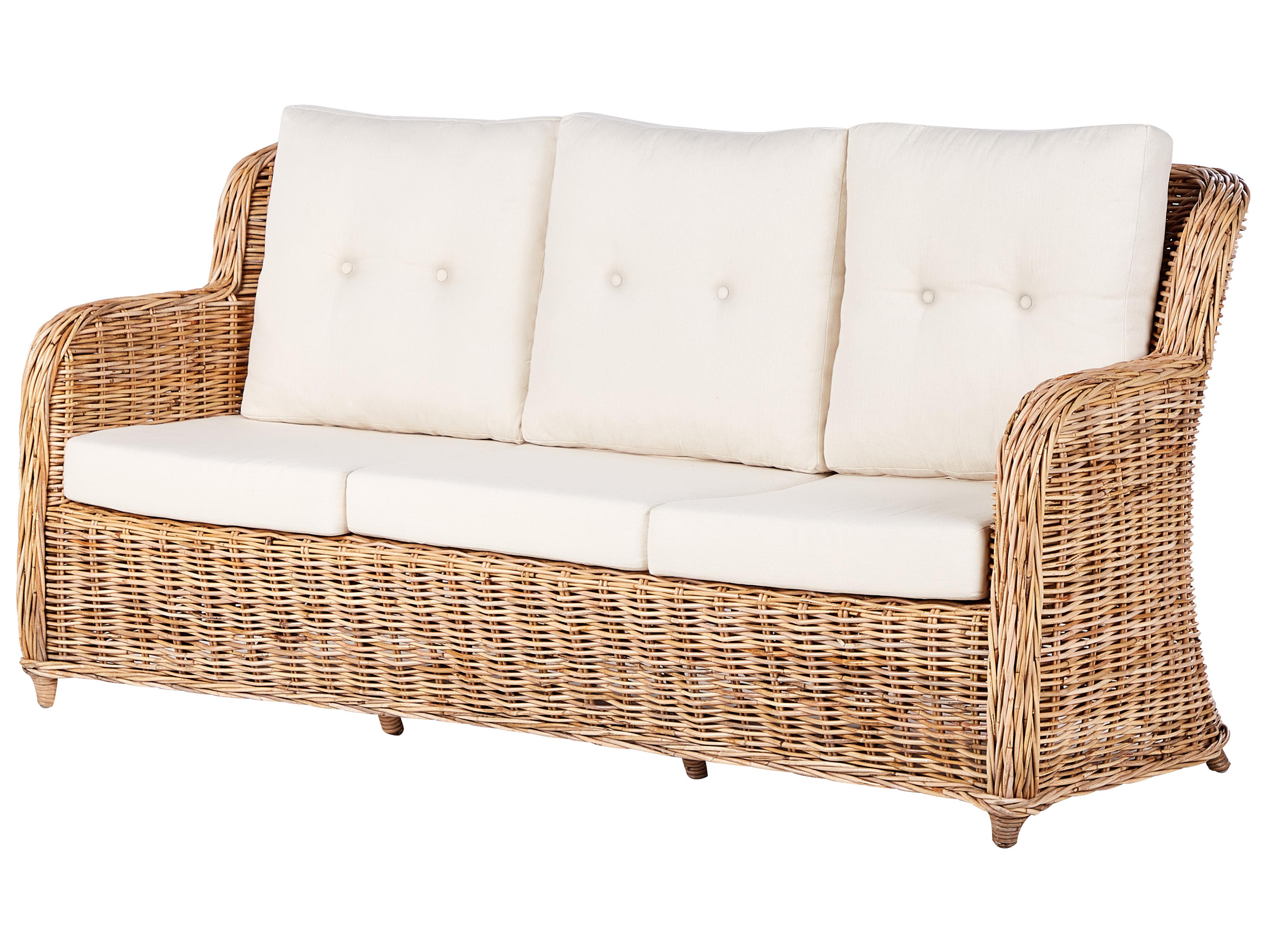 Tuin bankenset 5-zits ALESSANO Rotan Natuurlijk